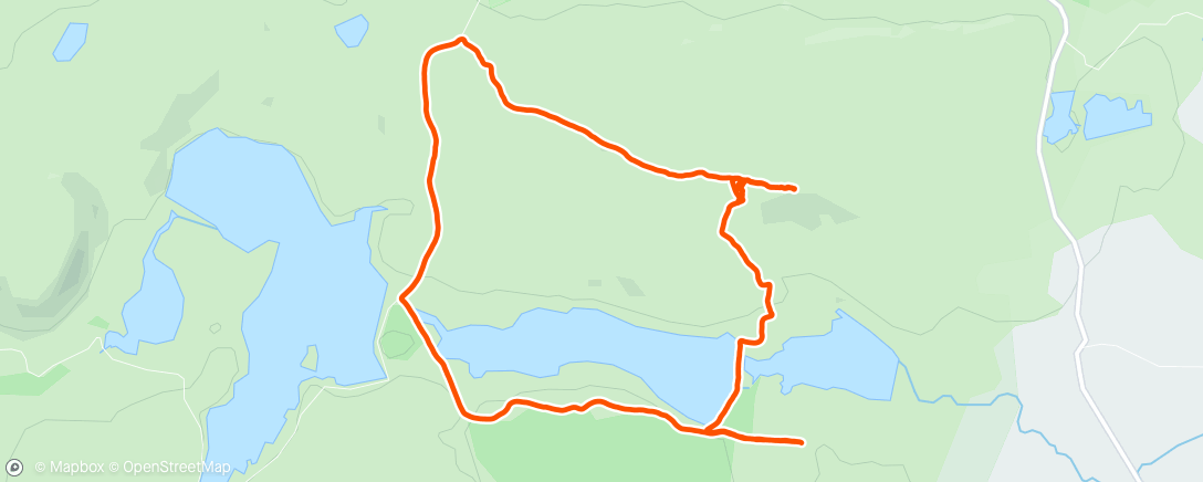 Mappa dell'attività Walk up corlic hill in search of cuckoos