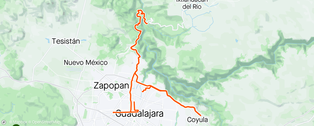 Карта физической активности (Vuelta ciclística por la mañana)