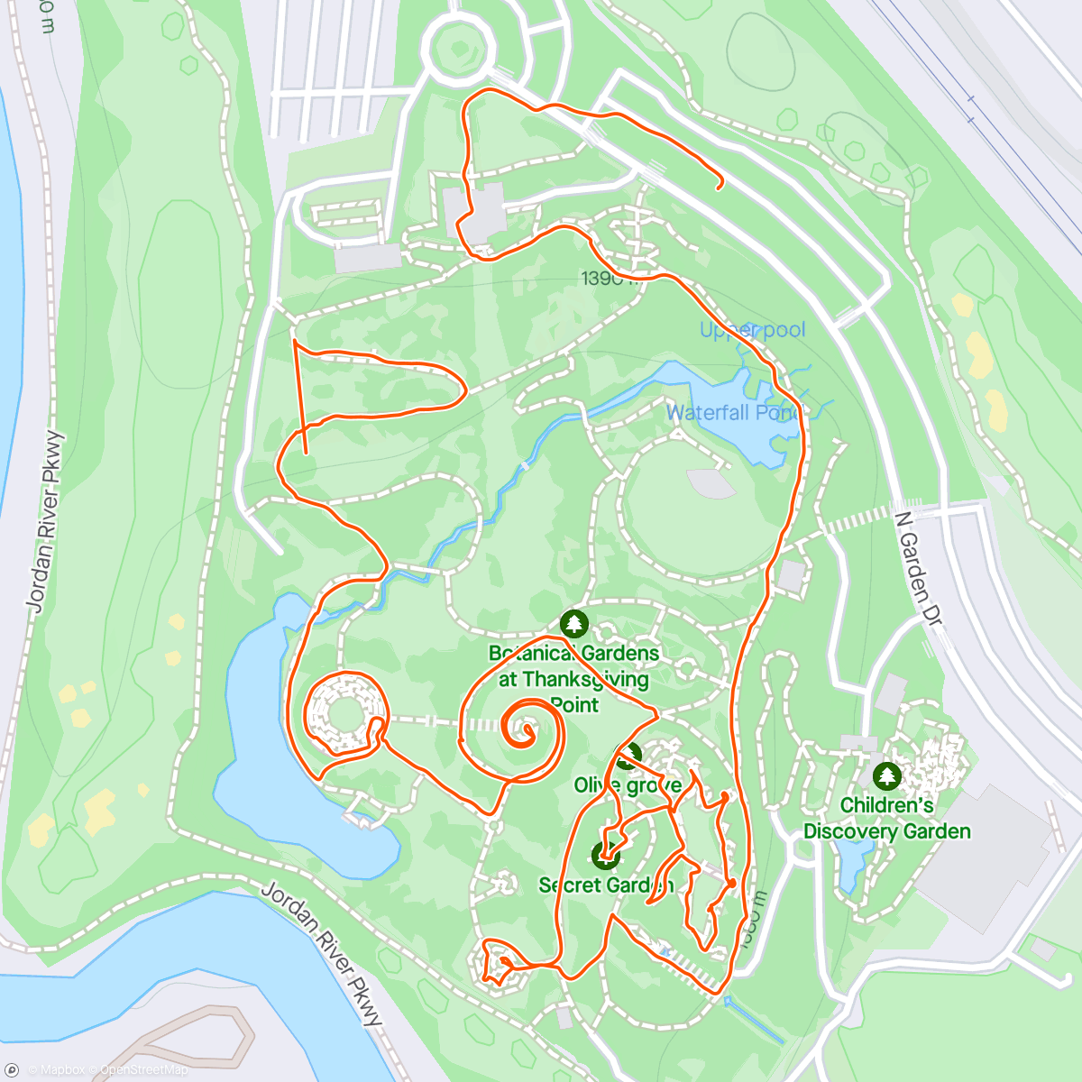 Map of the activity, Tulip Festival with the Boys