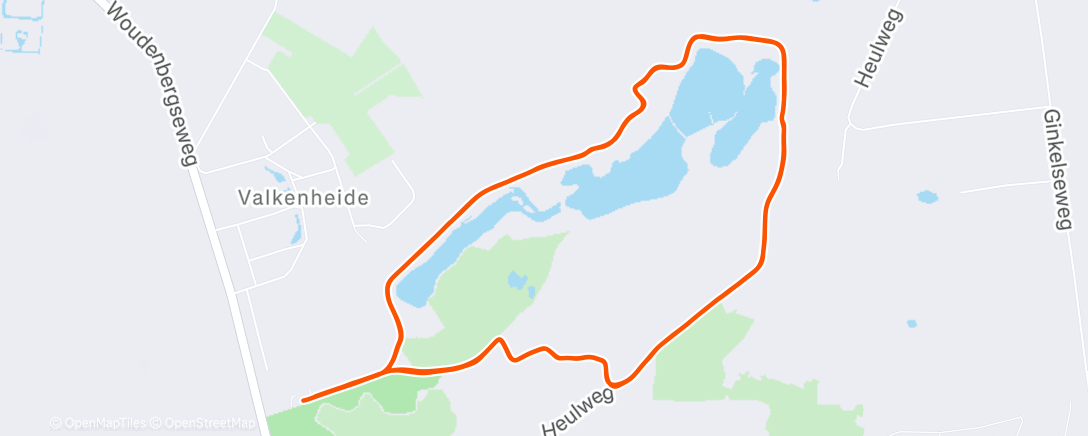 Карта физической активности (2 rondjes Leersumse Veld)