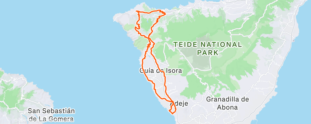 Map of the activity, 🇪🇸 Tenerife Dag 5 - Masca
