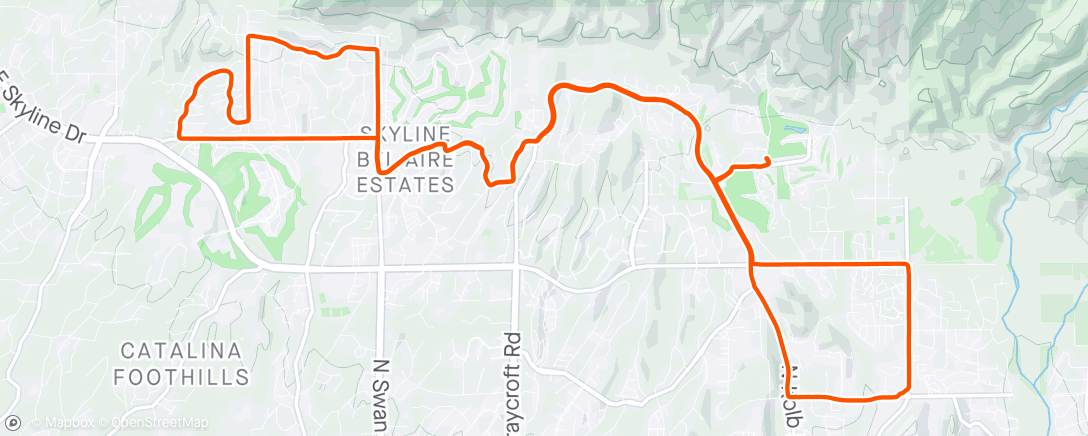 Map of the activity, May 6, 2024 - Sunrise at Sunset Loop