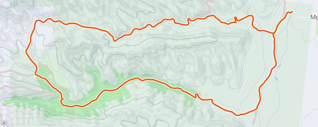 Mapa da atividade, Afternoon Hike