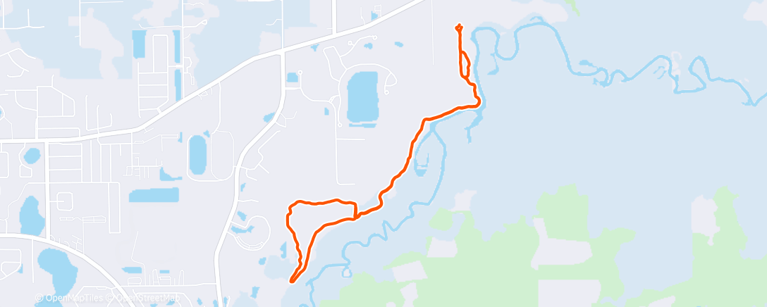 Карта физической активности (Afternoon Walk)