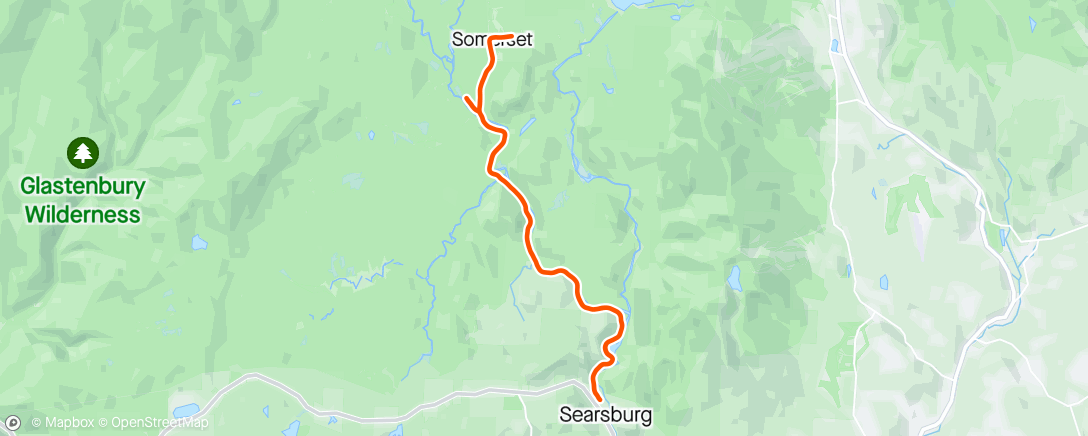 Map of the activity, Somerset Gravel Ride