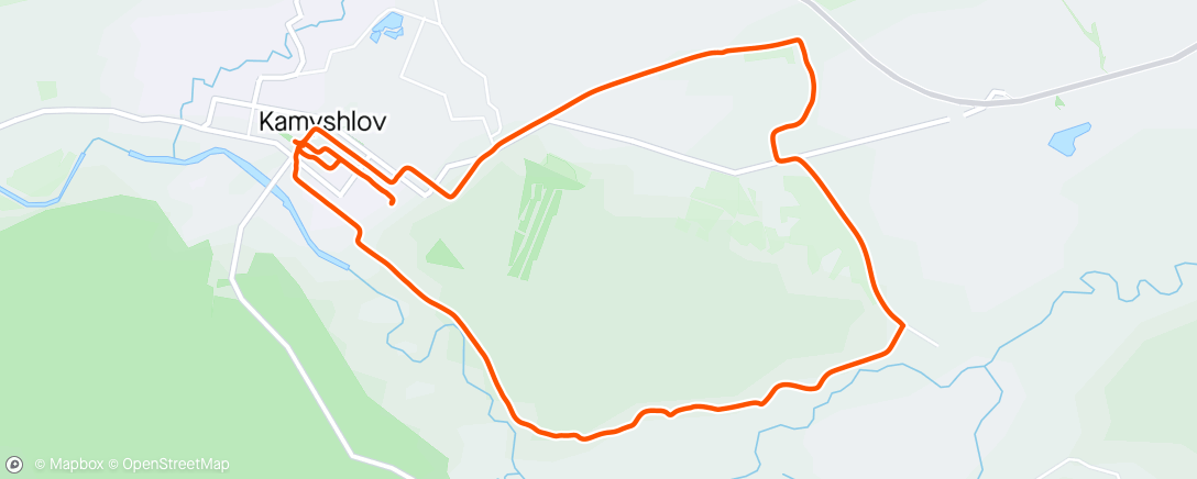 Map of the activity, Катнули начало велосезона велобандой