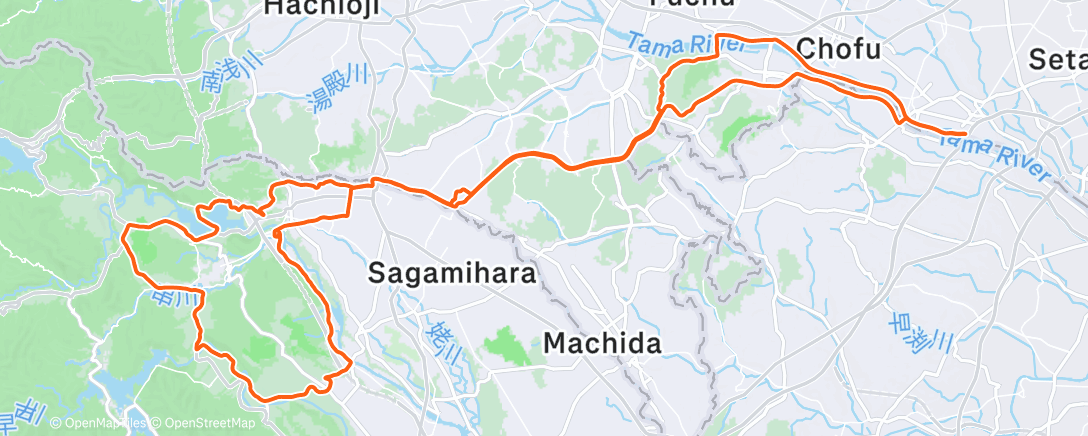 Map of the activity, Ride ☀️ 3°C