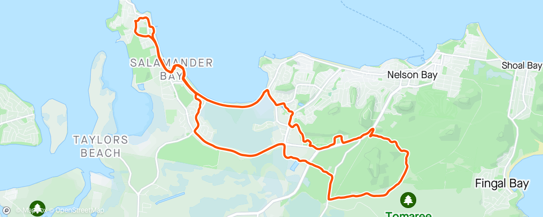 Map of the activity, 14-4-24 Hardtail
