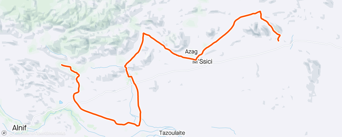 Map of the activity, 3ª Etapa Titan Desert