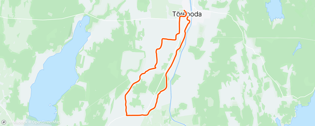 Map of the activity, Töreboda