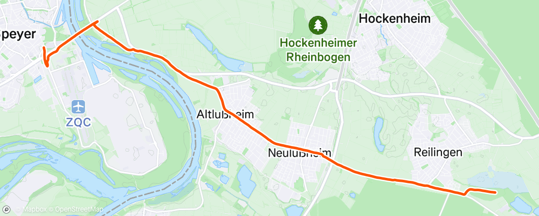 Map of the activity, Fahrt am Nachmittag