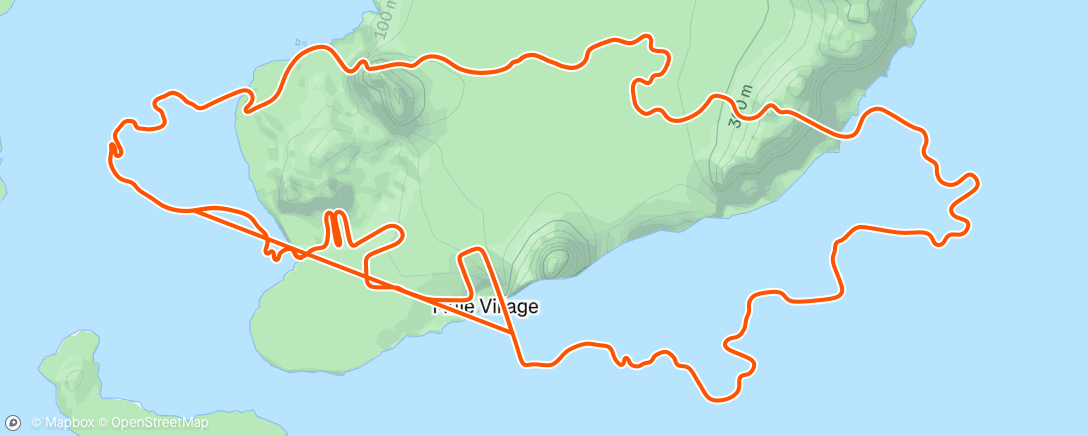 Map of the activity, Zwift - Pacer Group Ride: Volcano Flat in Watopia with Miguel