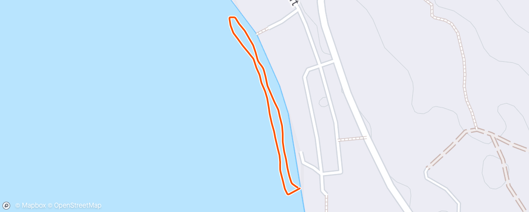 Map of the activity, Afternoon Swim with Marcel