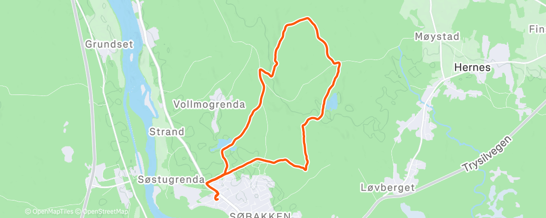 Карта физической активности (Lunch Run)