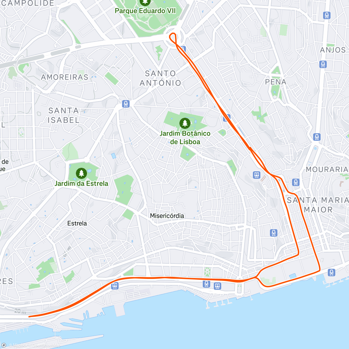 Map of the activity, LIDL São Silvestre de Lisboa