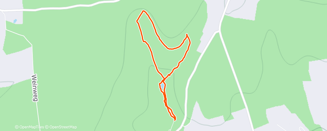 Map of the activity, Spaziergang am Nachmittag