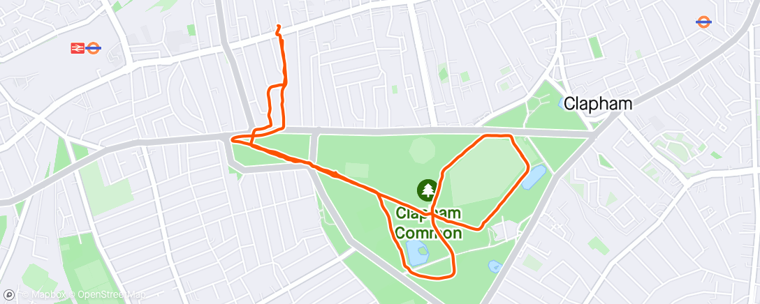 Map of the activity, Morning Run with Tonka 🐾