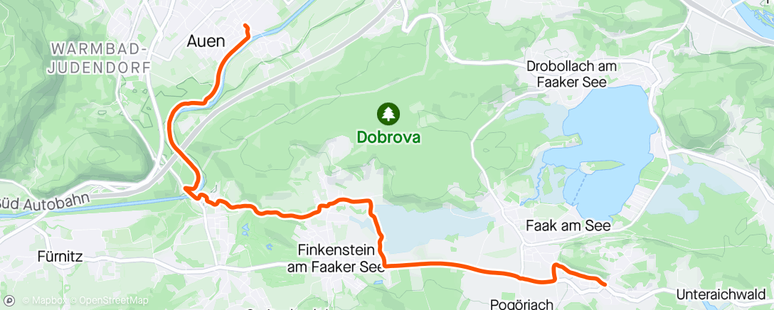 Mapa de la actividad (Morning E-Bike Ride)