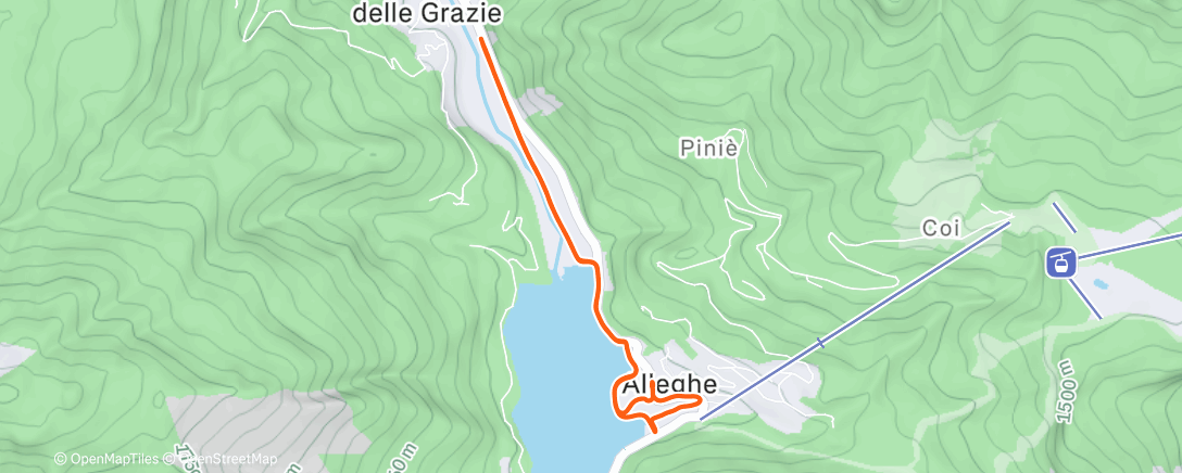 Карта физической активности (Camminata dell'ora di pranzo)