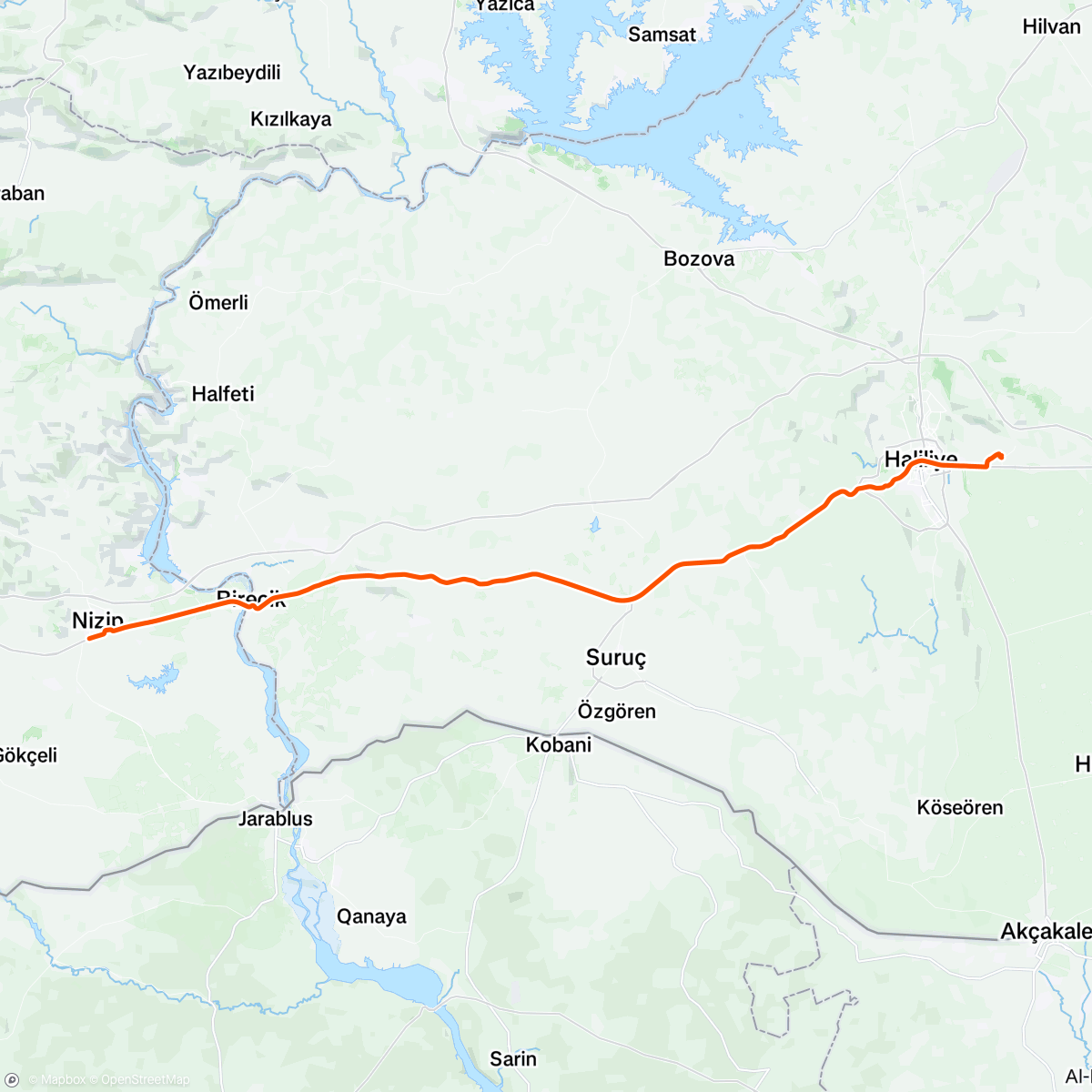 Map of the activity, After Gaziantep - before göbekli tepe
