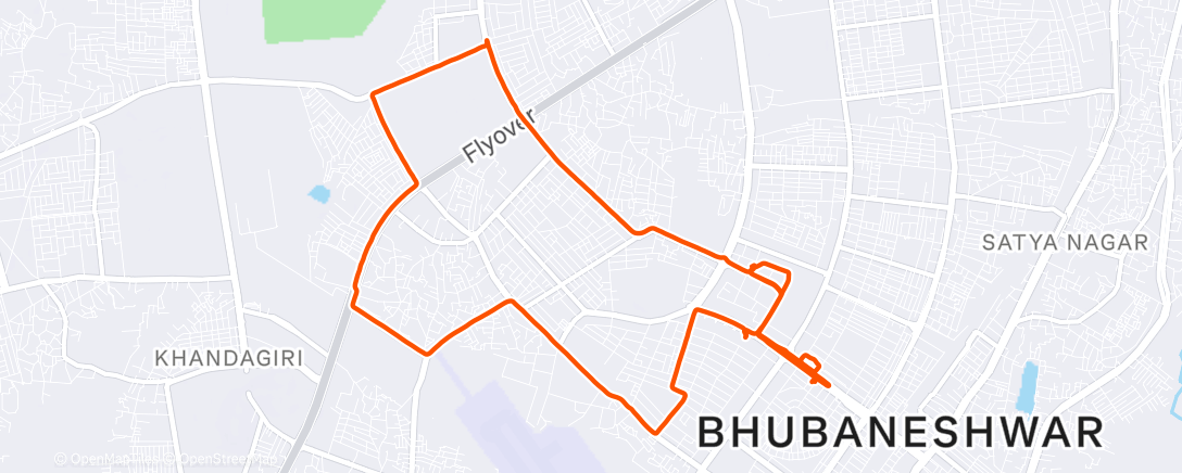 Map of the activity, @Evening_Ride🚴🏻‍♂️🥰🛣️🌃