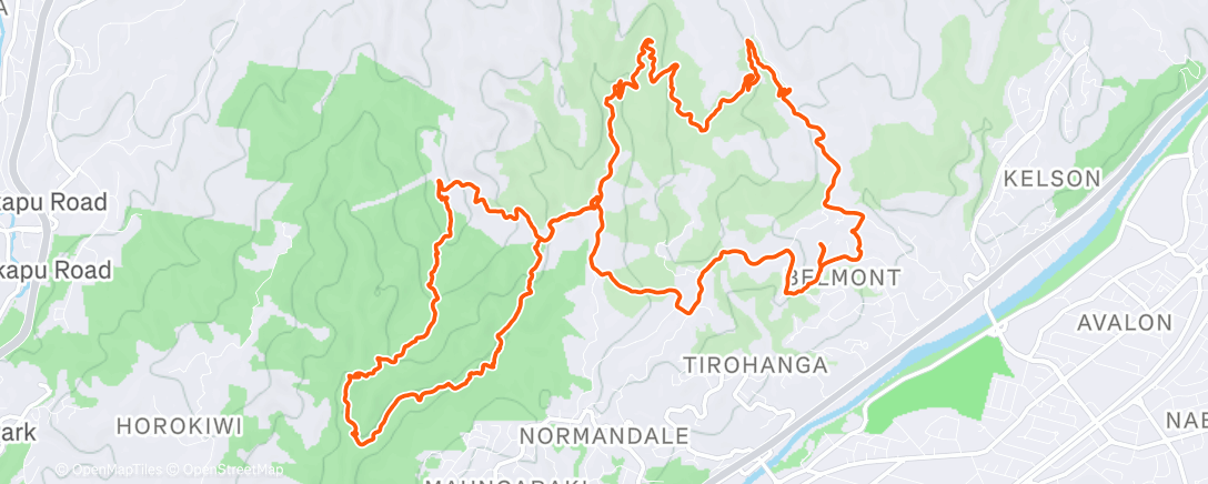 アクティビティ「Morning Run」の地図