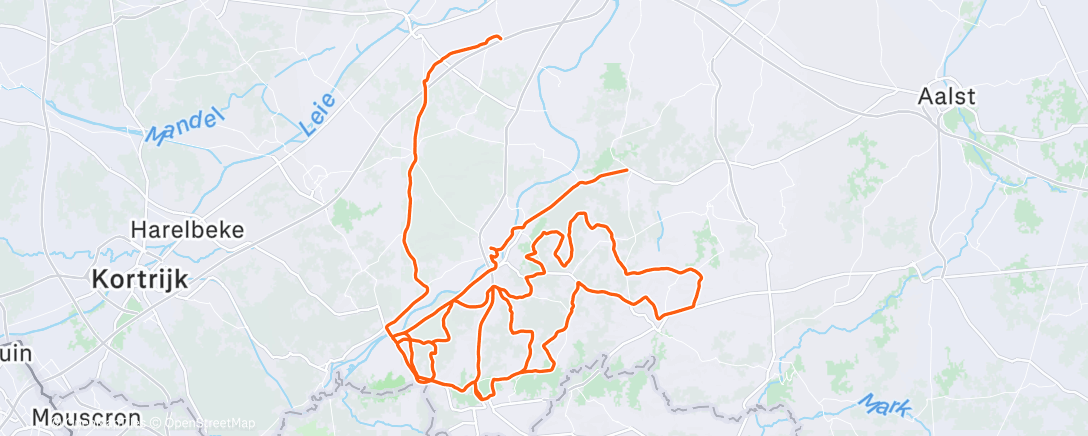 Map of the activity, Wielersport