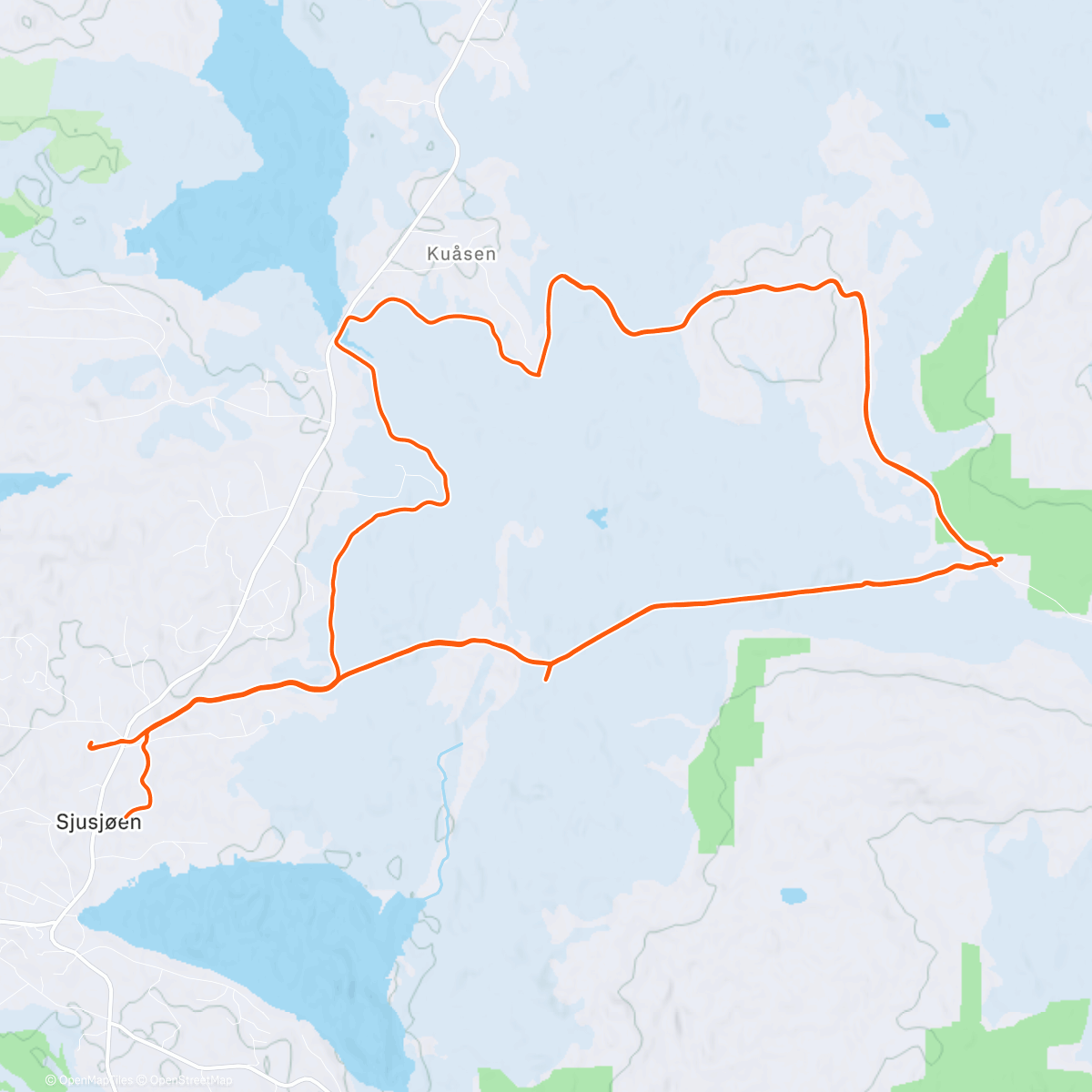 Map of the activity, Šušn #2