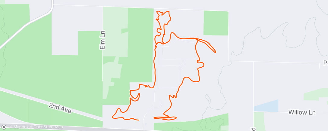 Map of the activity, Quick little Ringle rip