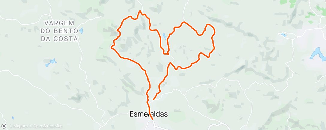 Map of the activity, Esmeraldas racing, morto