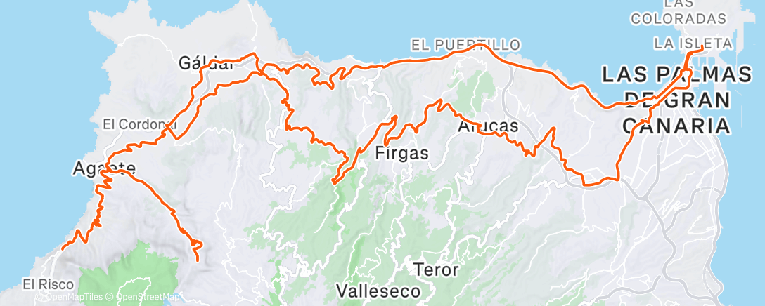 Map of the activity, Morning Ride