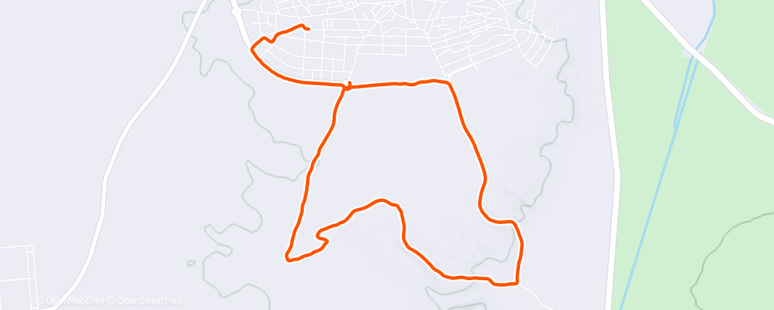 Карта физической активности (Lunch Trail Run)