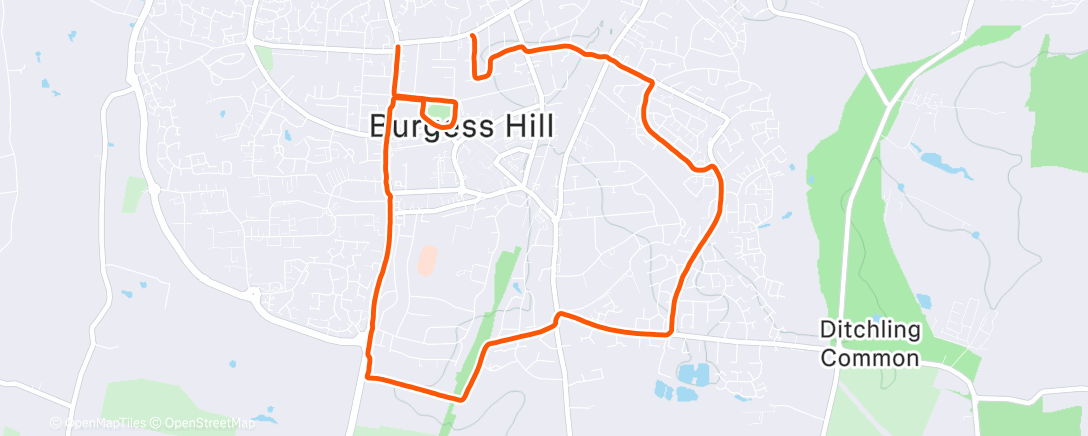 Map of the activity, Slippy AM 45