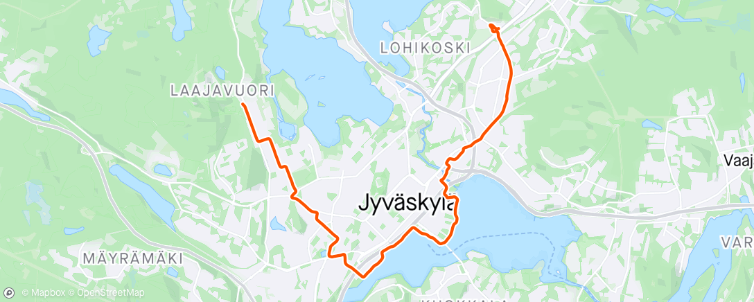 Map of the activity, Kulttuurimatka