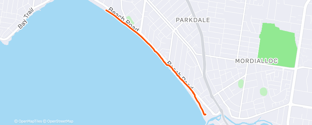 Карта физической активности (Morning Run)