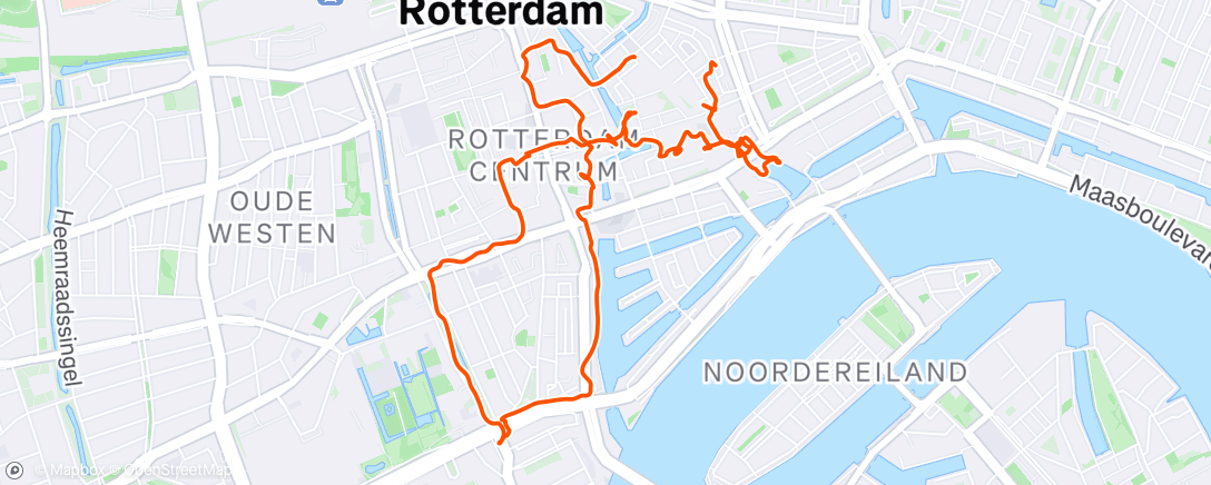 Map of the activity, Checking out Rotterdam