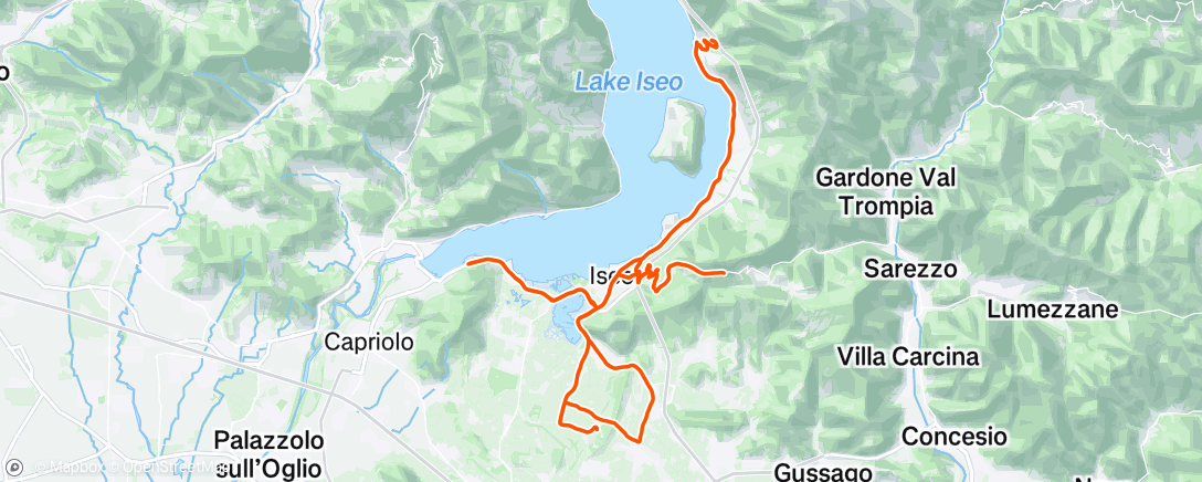 Map of the activity, VO2max ✌️