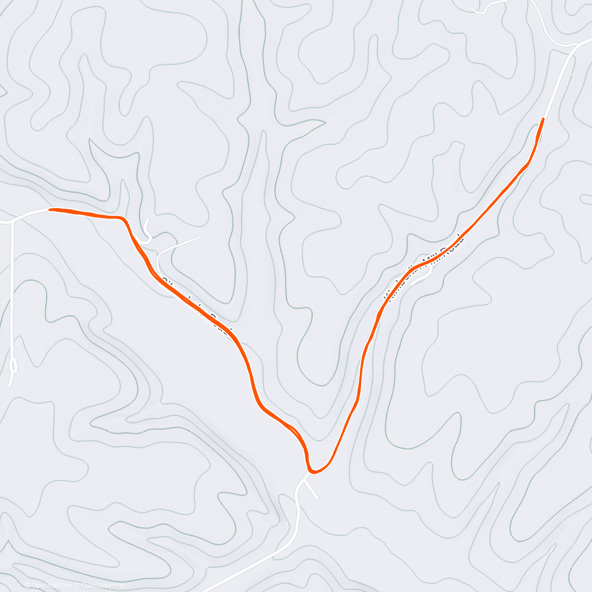 Map of the activity, Morning backroads with my fur baby 🐕‍🦺☀️🎄😎