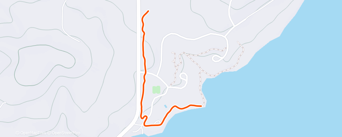 Карта физической активности (Afternoon Run)