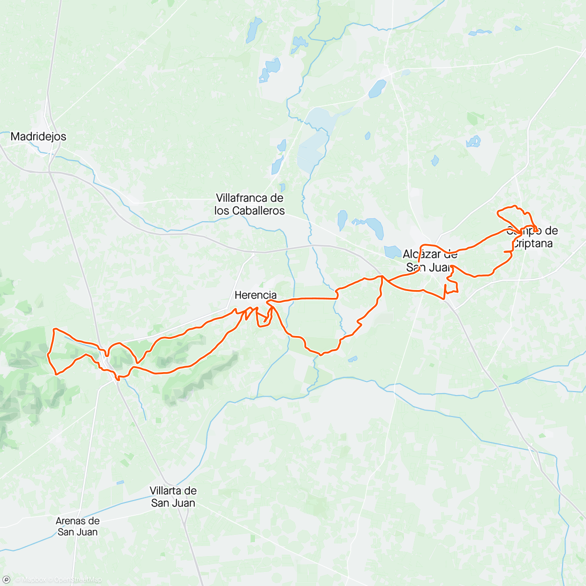 Mapa da atividade, Ciclismo 🚴🏽 por la mañana