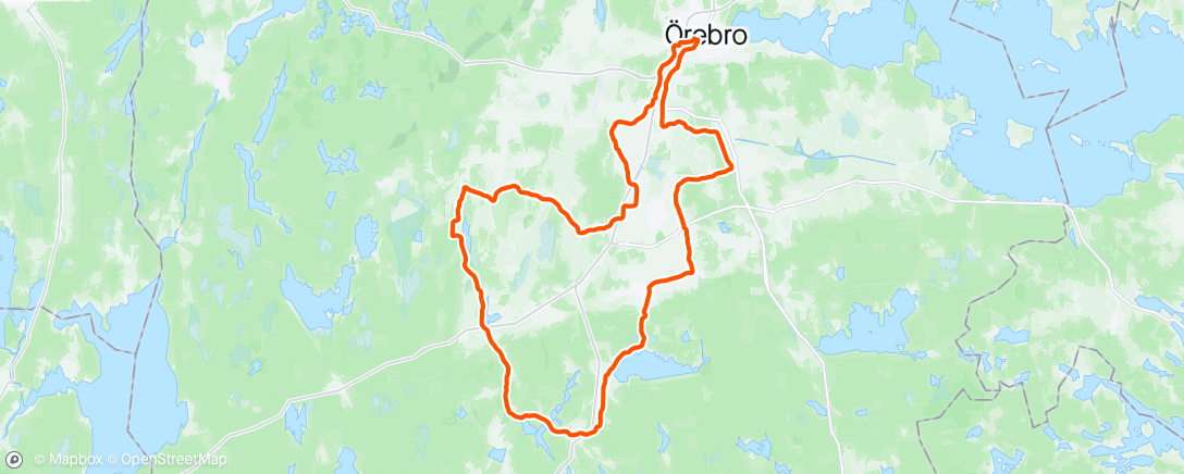 Map of the activity, Morning Ride i Nordpolsvindar