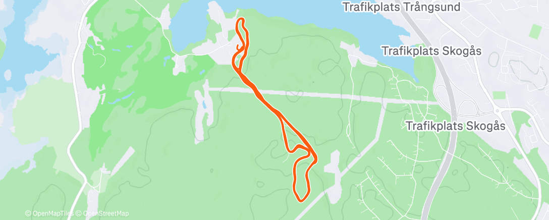 Map of the activity, 11 varv