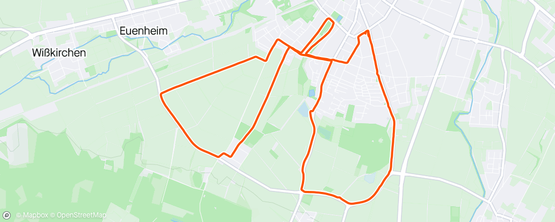 Map of the activity, Wochenendstarter 🏃🏼🥳🌦️