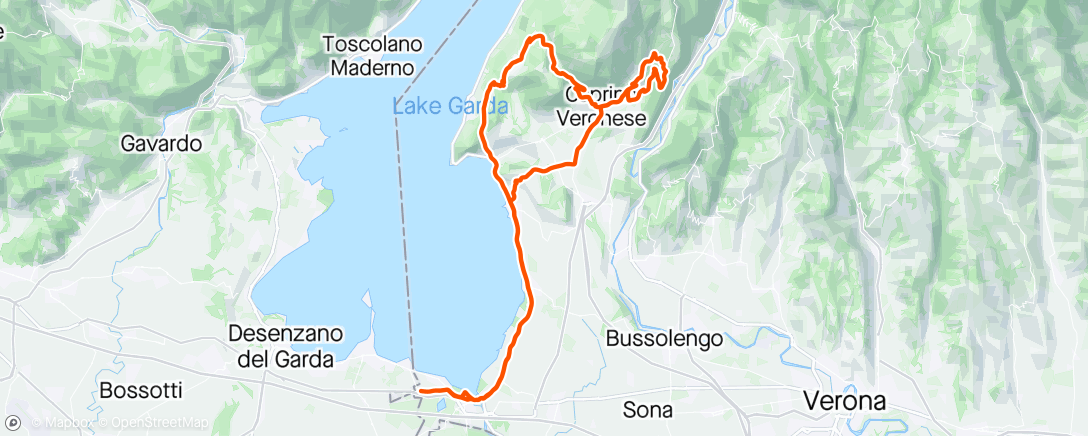 Map of the activity, GRVL - Pigno, Porcino, Lumini