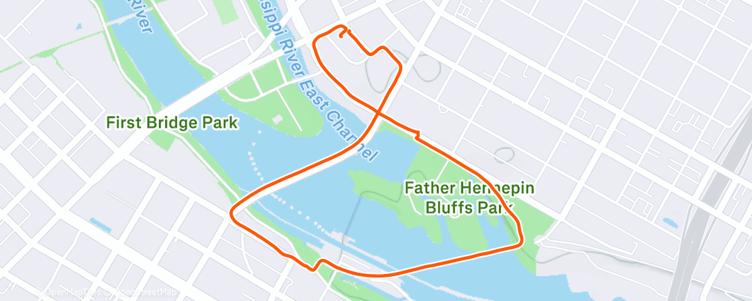 Карта физической активности (Evening Walk)