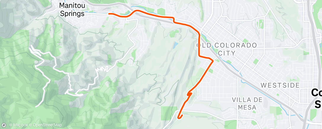 Map of the activity, Morning Gravel Ride