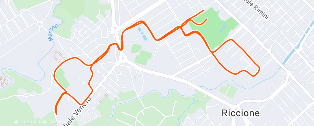 Карта физической активности (Morning Run)