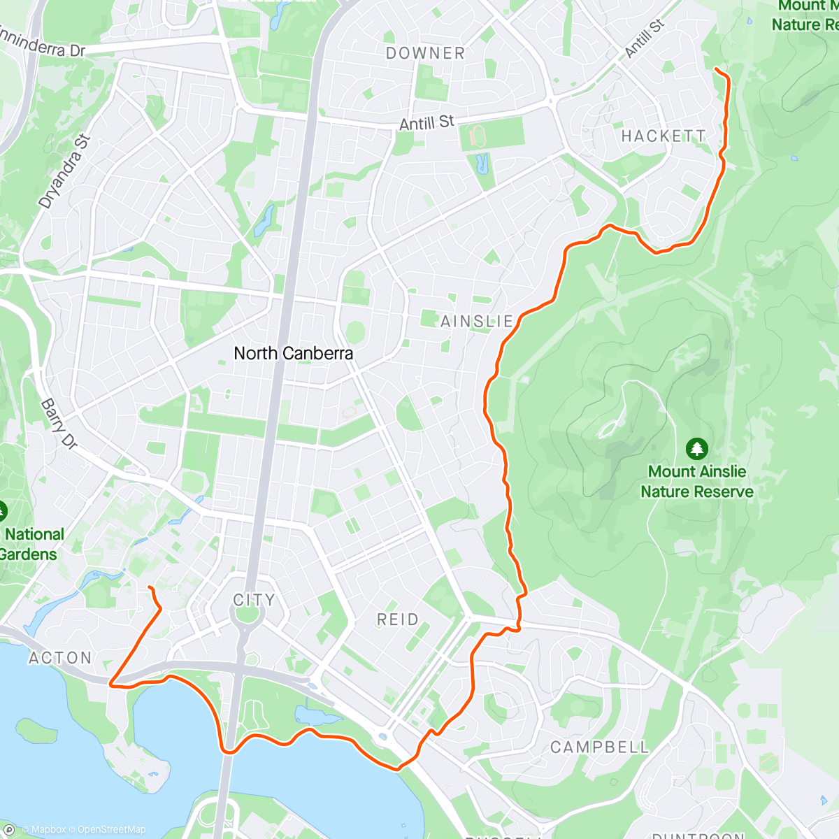 Map of the activity, Gravel out