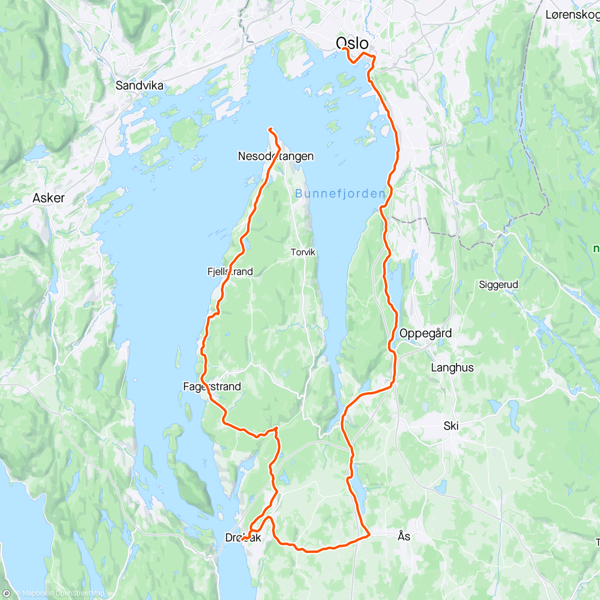 アクティビティ「From lalalalalong long to short short in 4 days. Youve gotta love Norway….」の地図