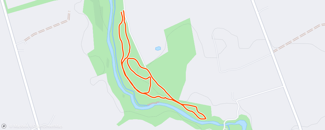 Map of the activity, Morning Walk